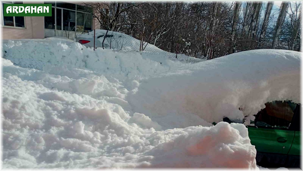 Posof'ta karla mücadele çalışmaları sürüyor