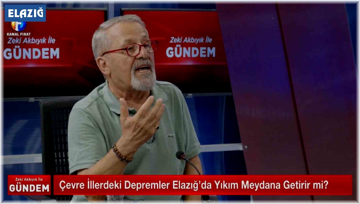Prof. Dr. Naci Görür, "eli kulağında" diyerek uyardı