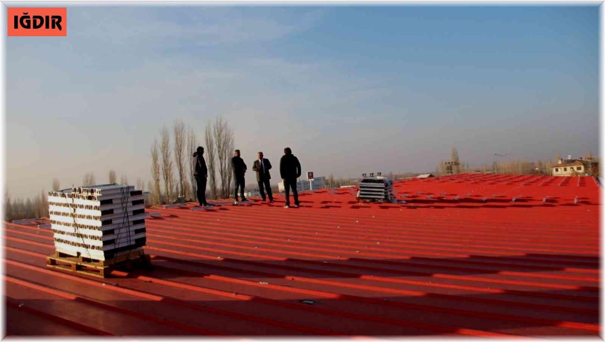 Proje kapsamında kurulan 'Güneş Enerji Sistemi' kontrol edildi