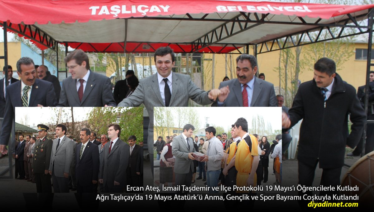 Protokol Öğrencilerle Halay Çekti: Taşlıçay'da 19 Mayıs Coşkusu
