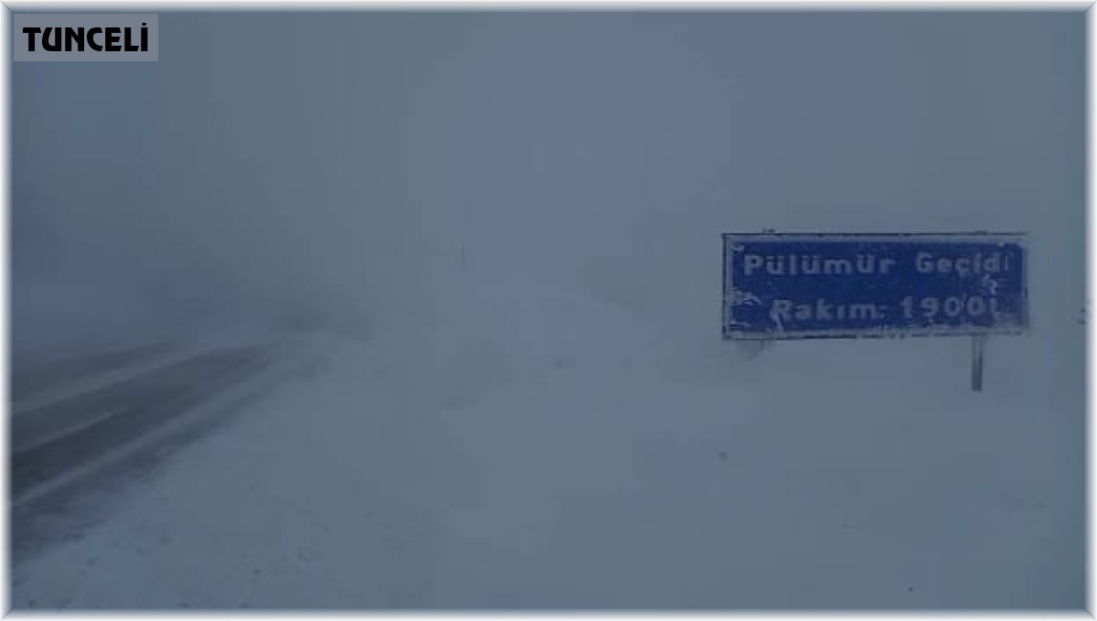 Pülümür'de engelli, hamile ve küçük çocuğu olan kamu personeline kar izni