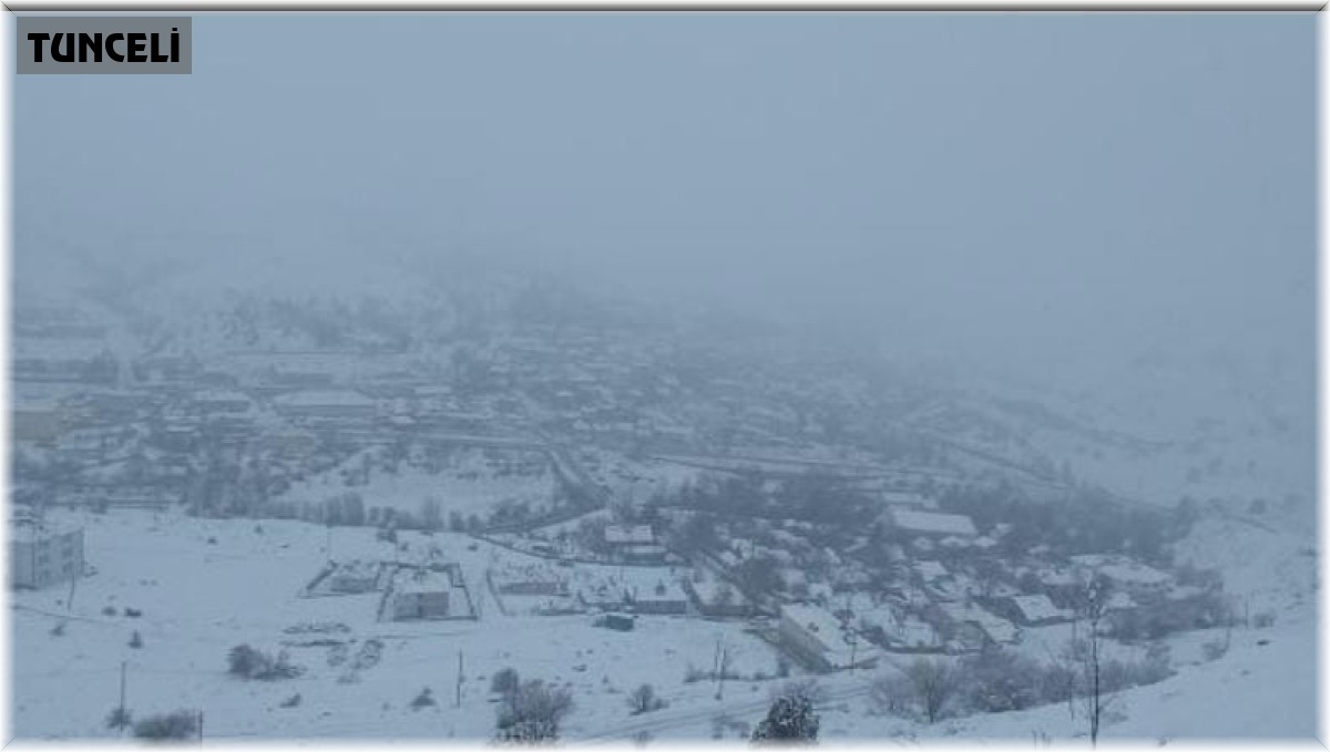 Pülümür'de okullara kar tatili