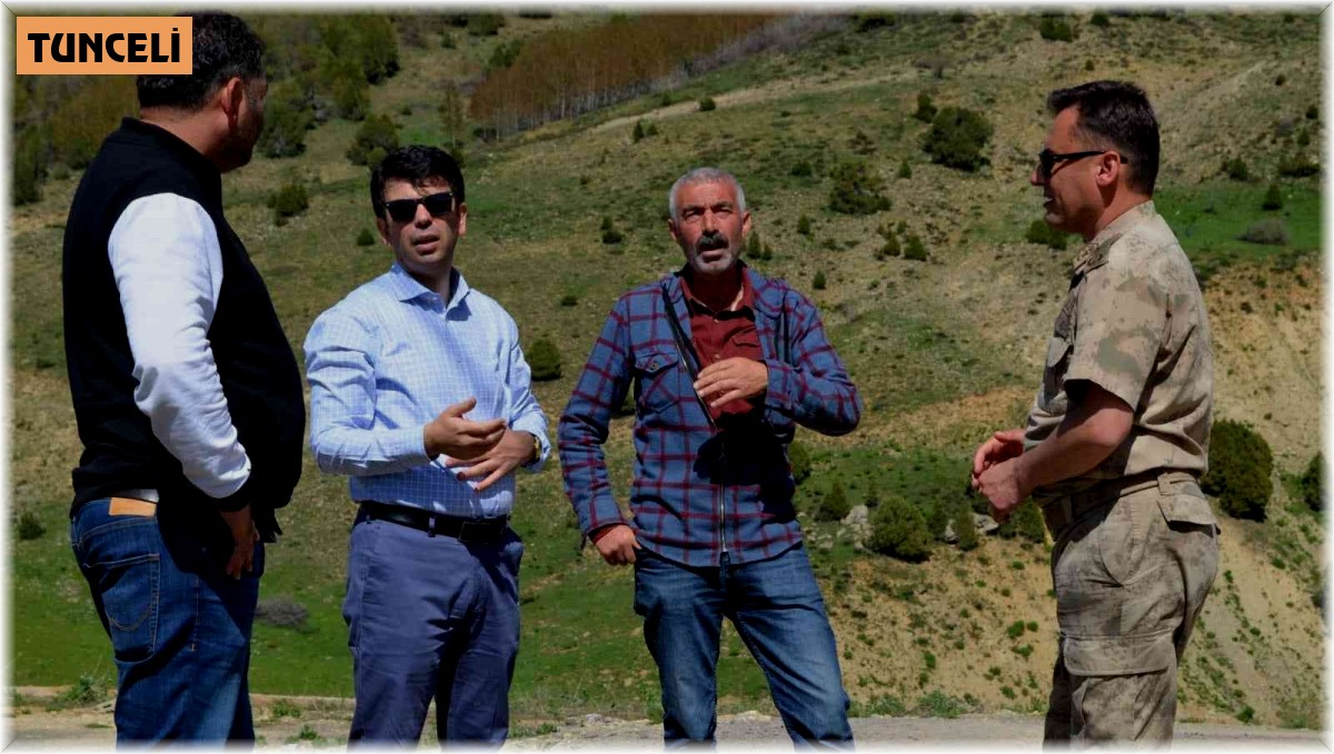 Pülümür Kaymakamı Uzun vatandaşlarla bir araya geldi