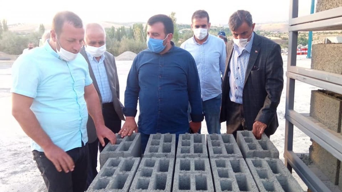 Pütürge'de kilit taşı üretim tesisi açıldı