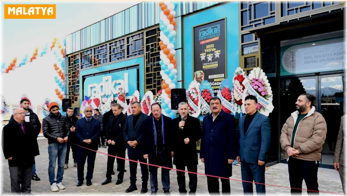 Radikal Eğitim Kurumları'nın 22. Şubesi Malatya'da açıldı