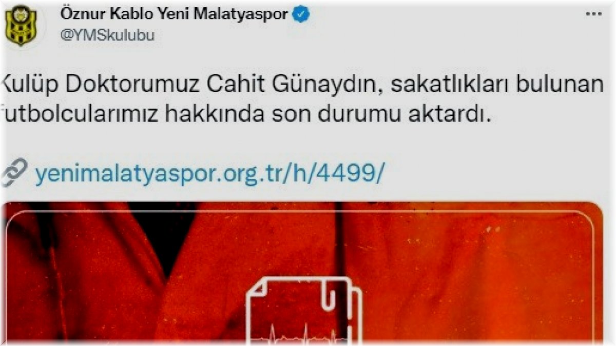 Rahman Buğra 2-3 hafta sahalardan uzak kalacak