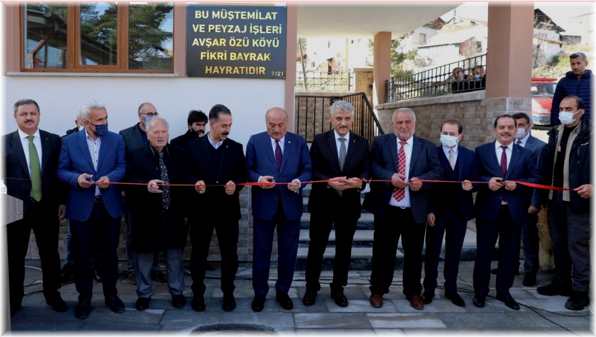 Refahiye Merkez Camisinde, cami müştemilatı, şadırvan, gasilhane ve eklentilerinin açılış töreni gerçekleşti