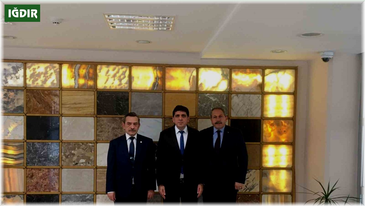 Rektör Alma'dan MTA Genel Müdürü Yanık'a ziyaret