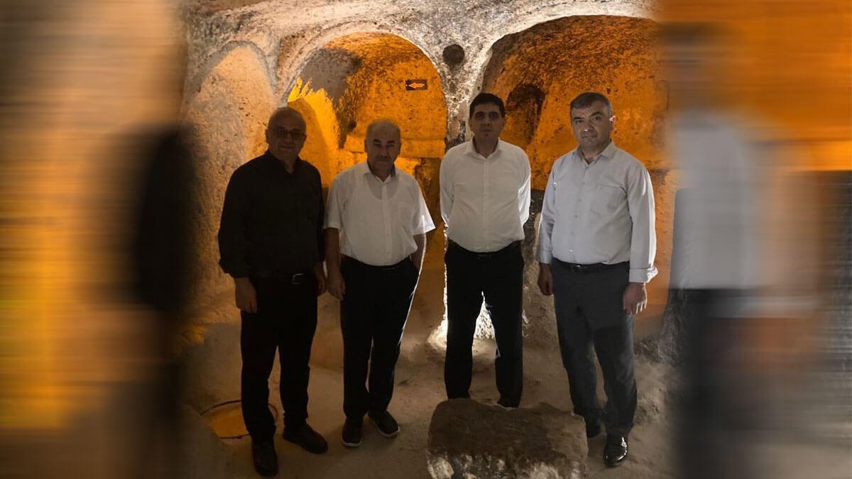 Rektör Alma, Nevşehir’deki Doğal Yeraltı Soğuk Hava Depolarını İnceledi