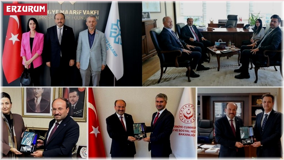 Rektör Çakmak Ankara'da çeşitli temaslarda bulundu