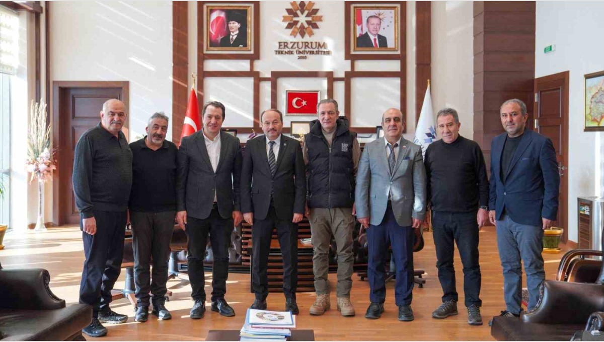 Rektör Çakmak, DAGC ve DGF yönetimini kabul etti