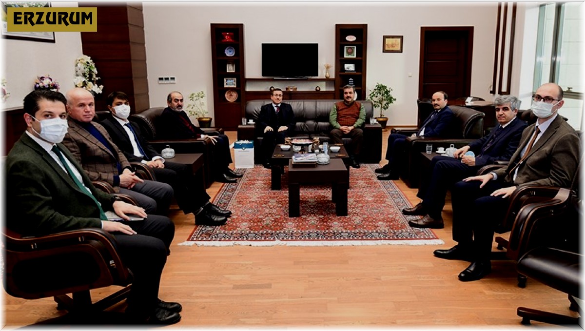 Rektör Çakmak, mevkidaşlarını ağırladı