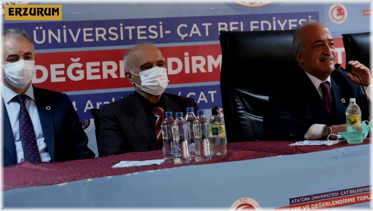 Rektör Çomaklı: "Çat'ın büyümesi ve gelişmesi için ne gerekiyorsa yapmaya hazırız"