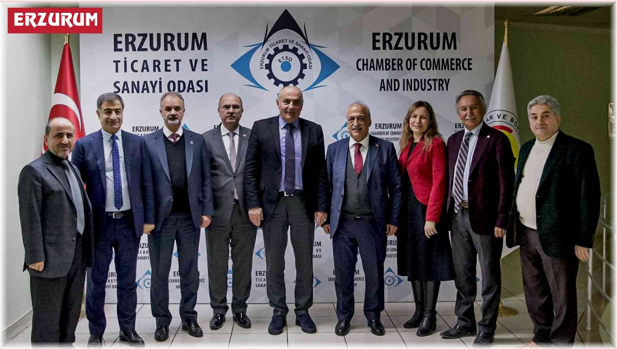 Rektör Çomaklı'dan ETSO ve ETB'ye hayırlı olsun ziyareti