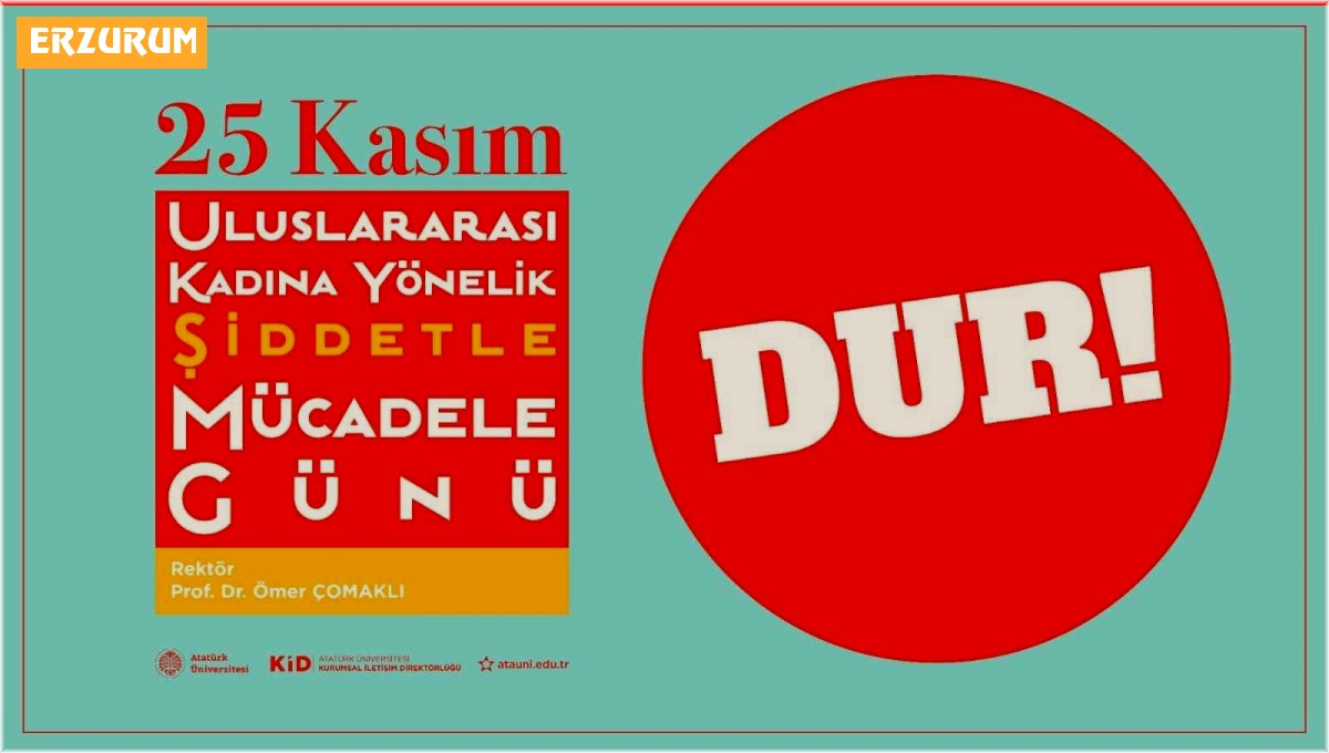 Rektör Çomaklı'dan Kadına Yönelik Şiddete Karşı Uluslararası Mücadele Günü mesajı