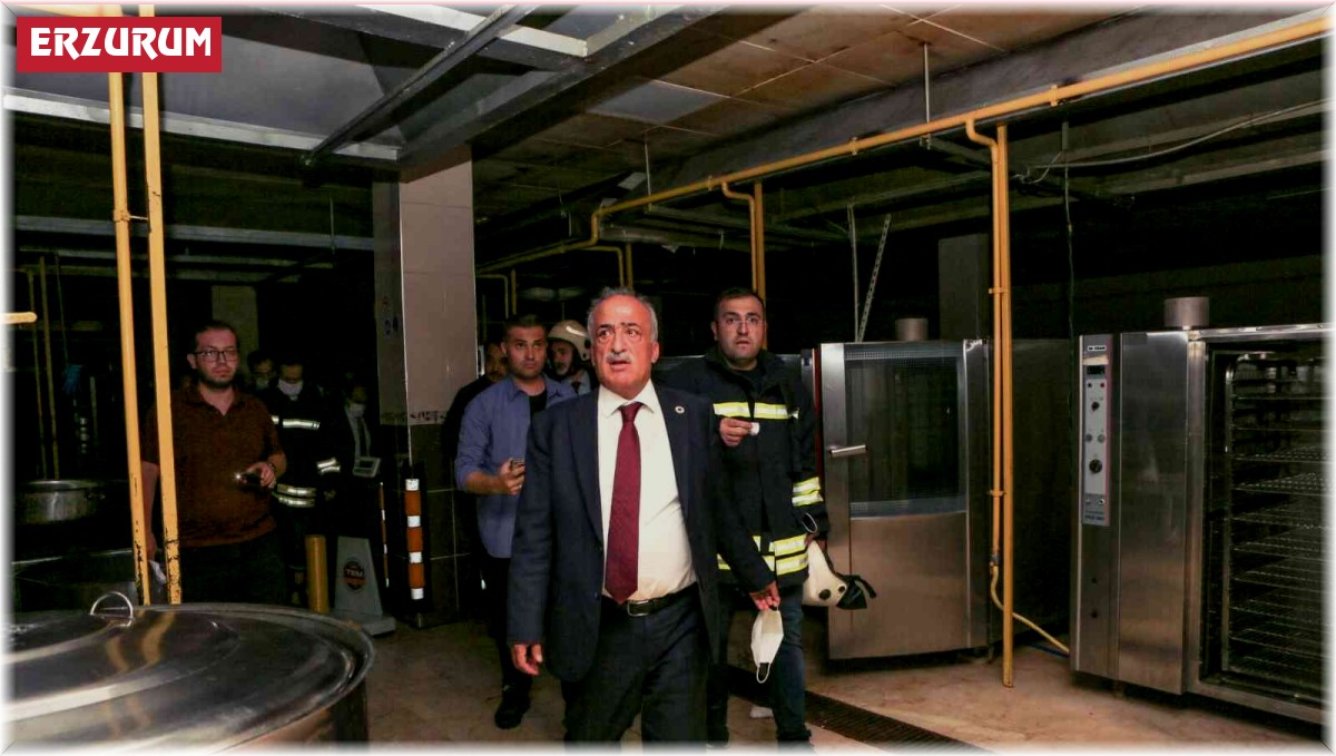 Rektör Çomaklı'dan yangın açıklaması