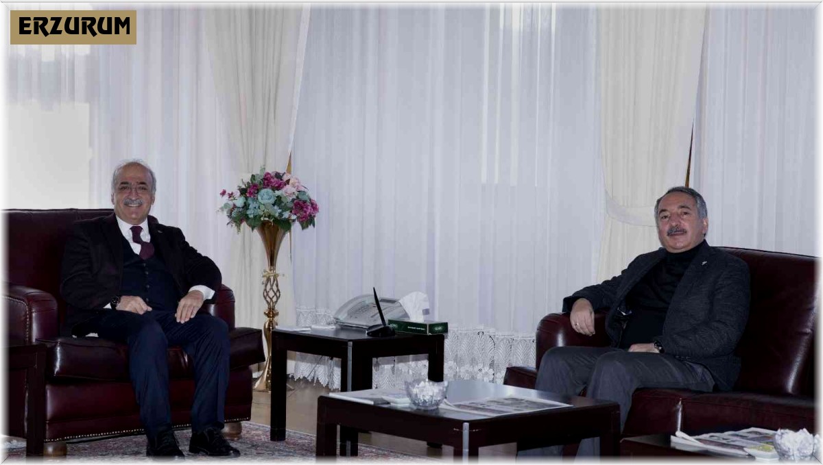 Rektör Çomaklı, mevkidaşı prof. Dr. Abdulhalik Karabulut'u misafir etti