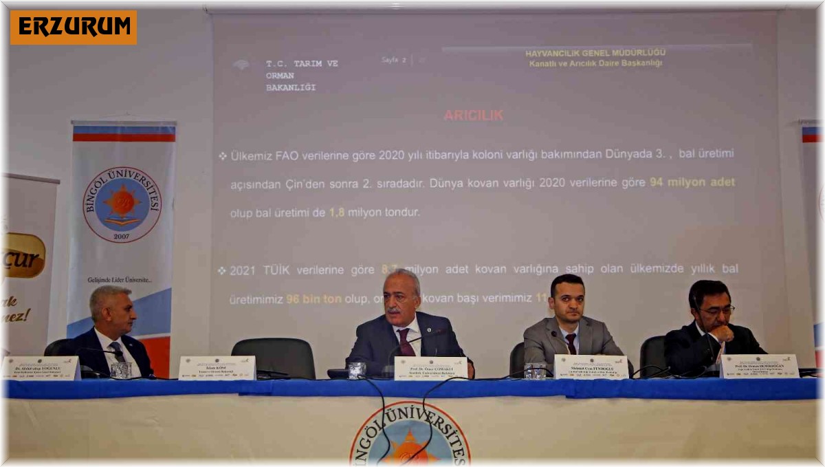 Rektör Çomaklı, ortak arıcılık araştırmaları çalıştayına katıldı