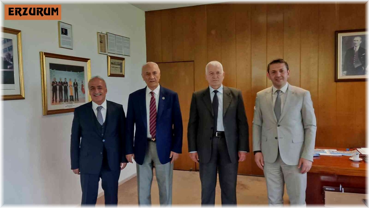 Rektör Çomaklı, Sıtkı Alp ile bir araya geldi