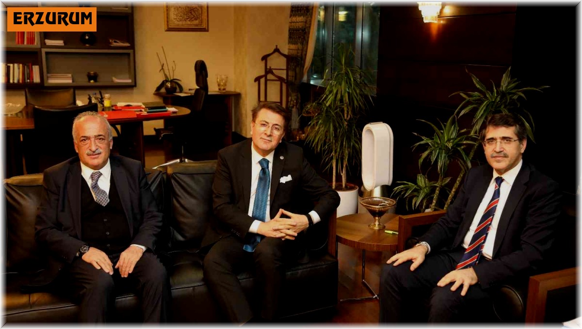 Rektör Çomaklı, Strateji ve Bütçe Başkanı İbrahim Şenel ile bir araya geldi