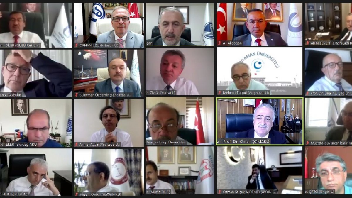 Rektör Çomaklı, ÜAK yönetim kurulu üyeliğine tekrar seçildi