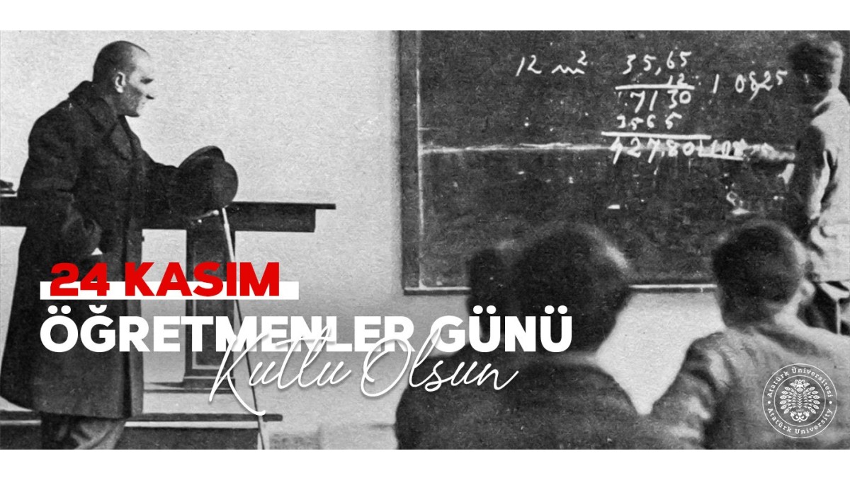 Rektör Hacımüftüoğlu; "24 Kasım Öğretmenler Günü kutlu olsun"