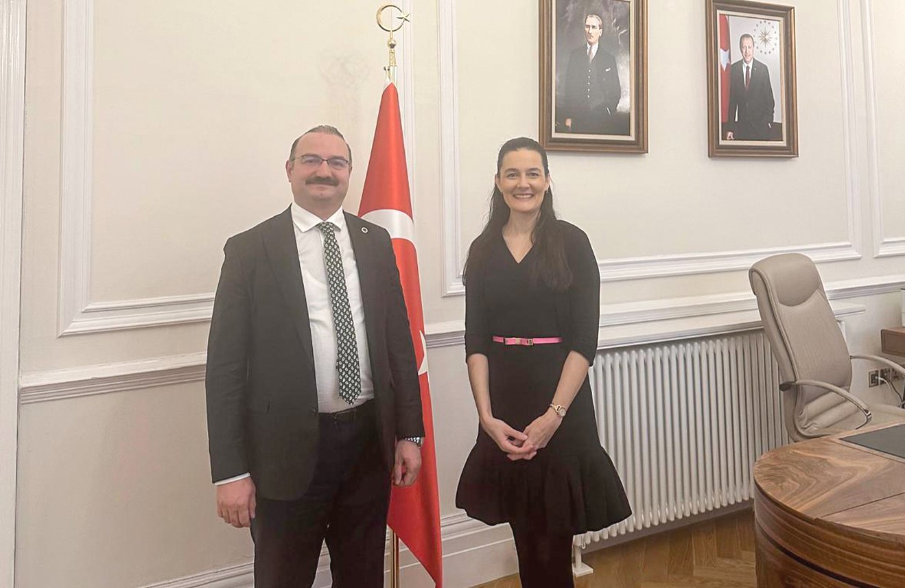 Rektör Hacımüftüoğlu'nun İngiltere ziyareti Edinburg elçiliği ile tamamlandı