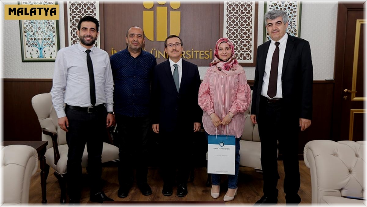 Rektör Kızılay'dan başarılı projeye destek sözü