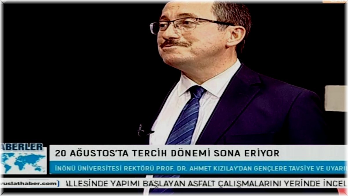 Rektör Kızılay’dan tercih önerisi