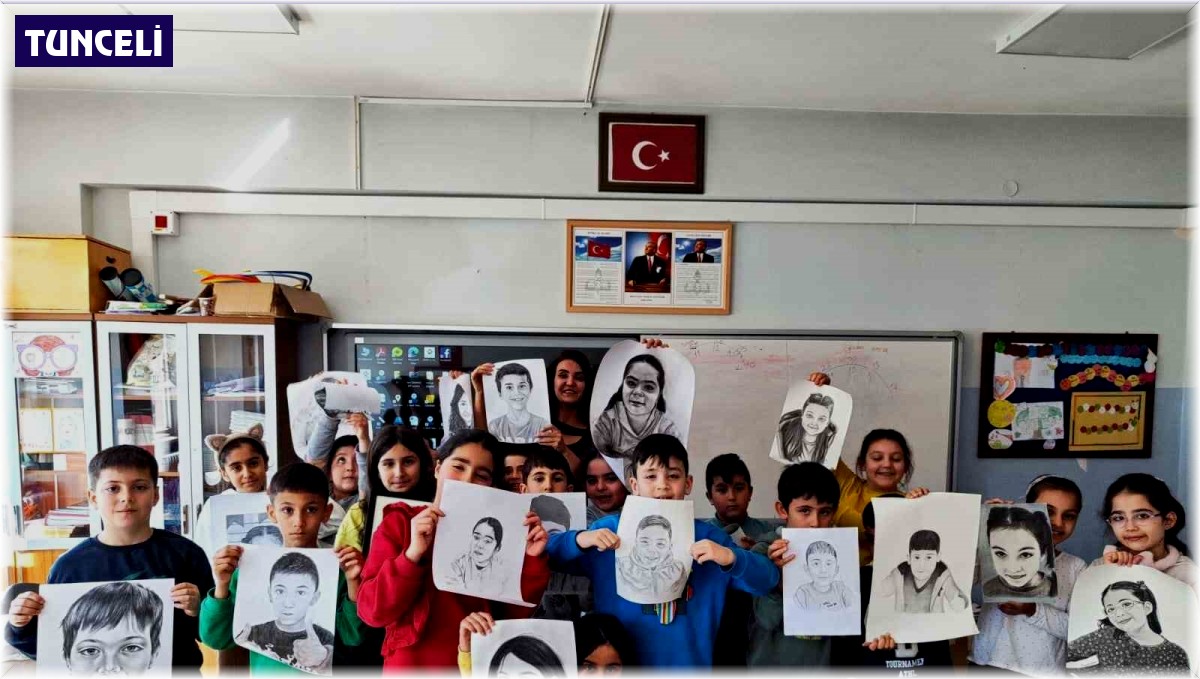Ressamlardan Tunceli'deki çocuklara sürpriz