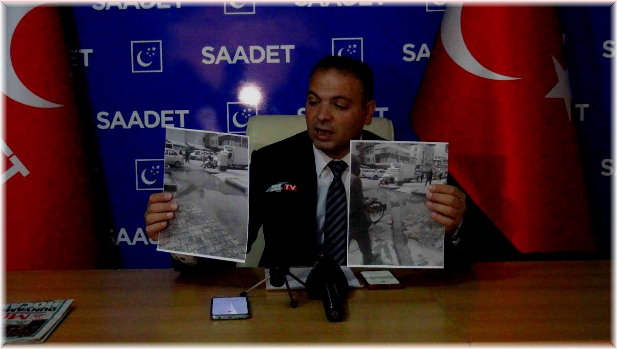 Saadet Partisi Van İl Başkanlığından yol çalışması açıklaması