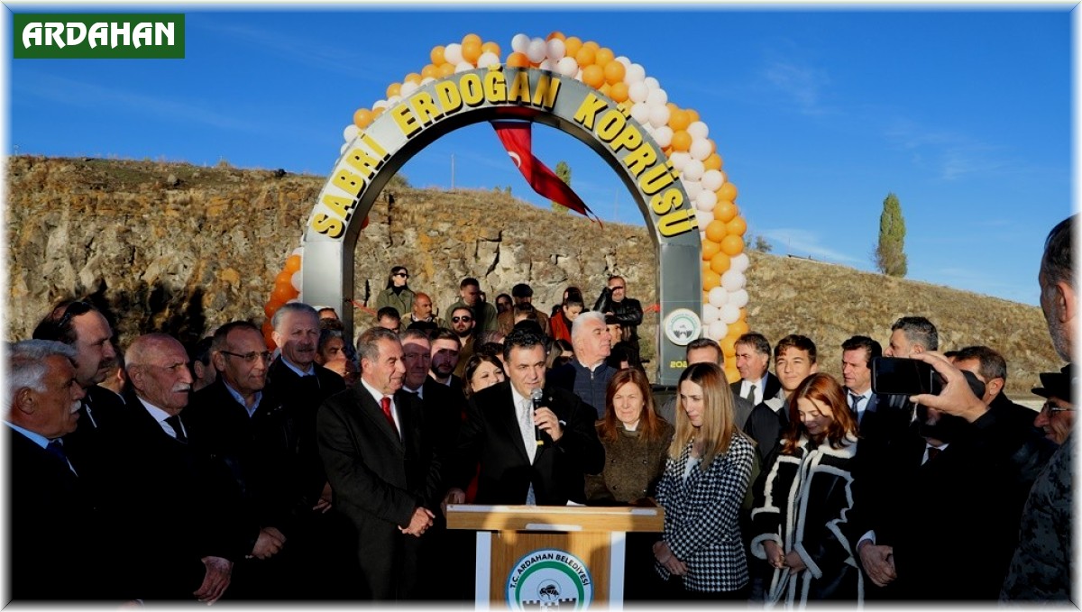 Sabri Erdoğan Köprüsü hizmete girdi