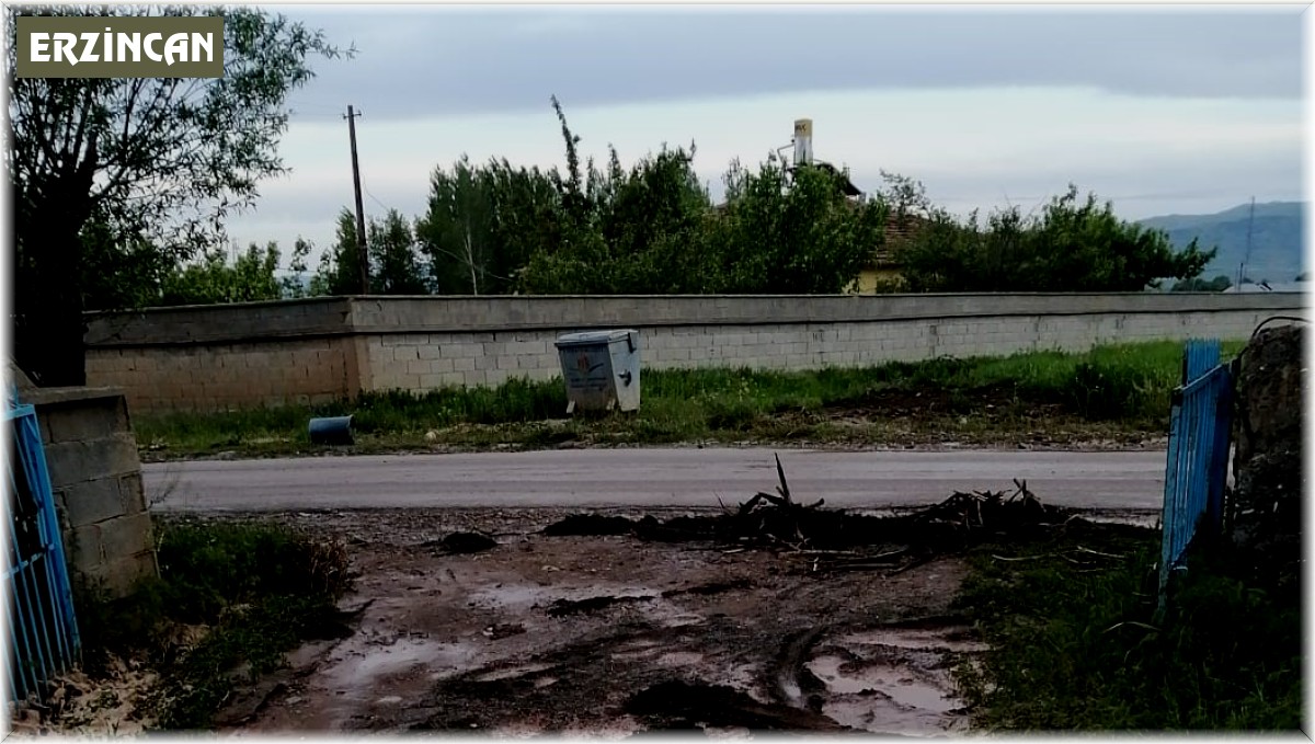 Sağanak sele dönüştü, tarım arazileri zarar gördü