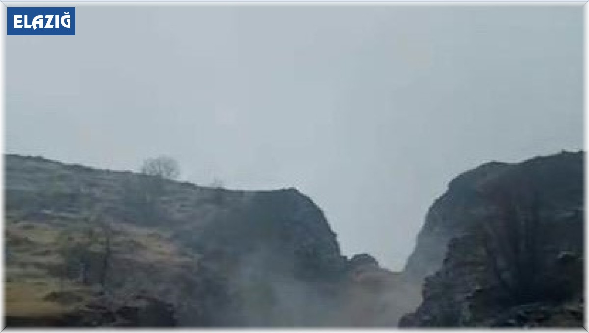 Sağanak yağış nedeniyle şelale taştı