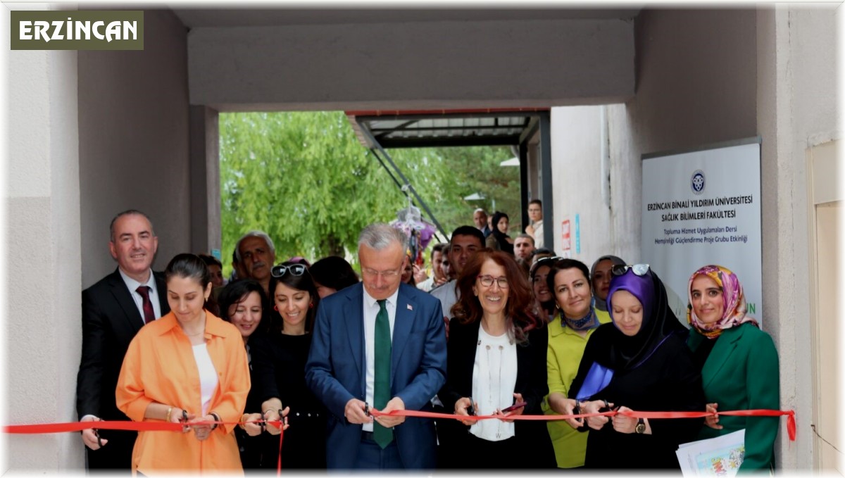 Sağlık Bilimleri Fakültesi'nin düzenlediği sergi açıldı