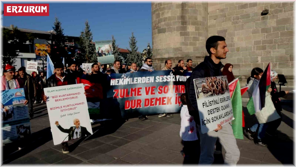 Sağlık çalışanları protesto yürüyüşlerini sürdürdü