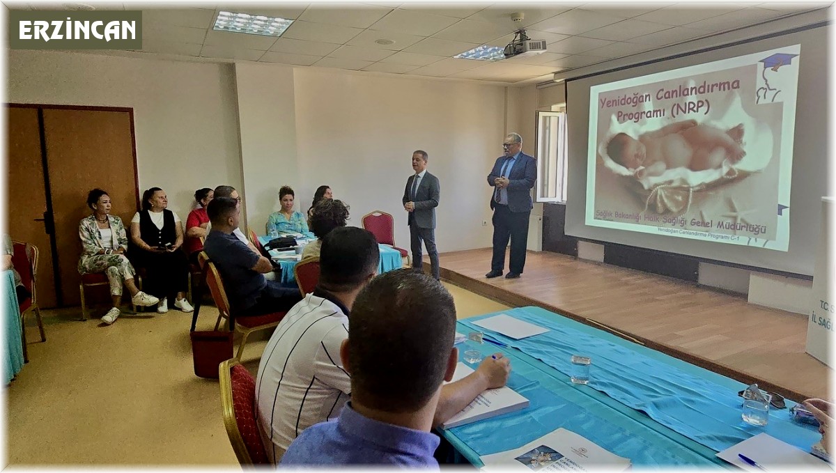 Sağlık çalışanlarına Yenidoğan Canlandırma Programı eğitimi verildi