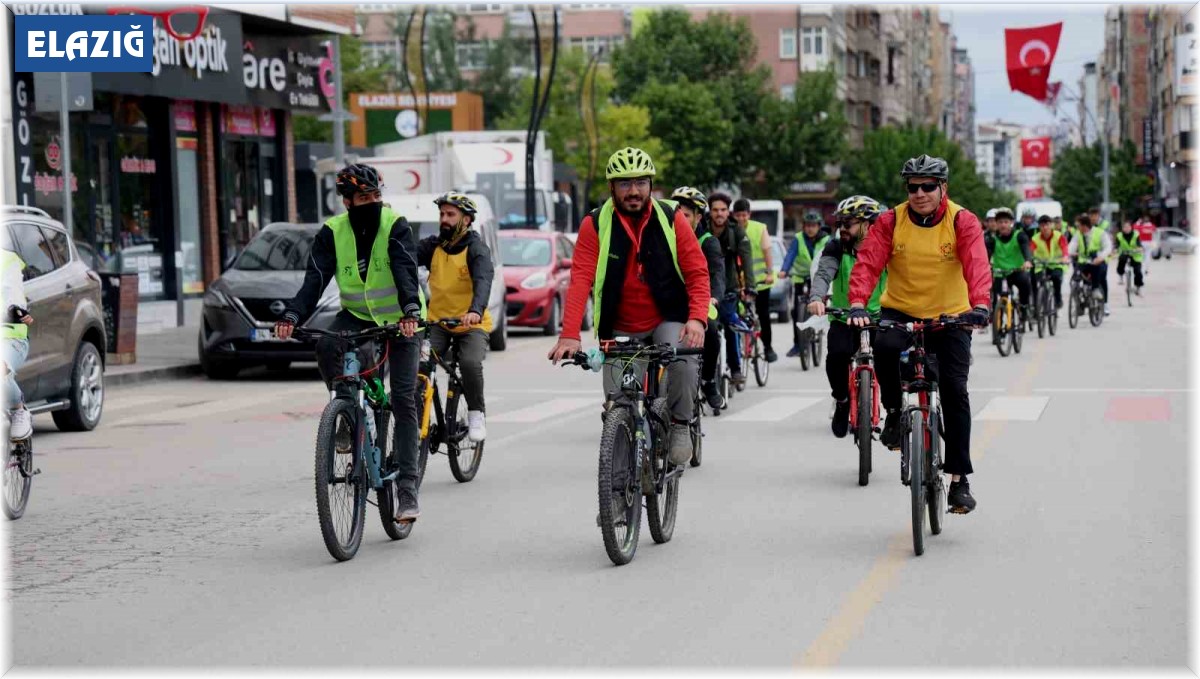 Sağlık için pedal çevirdiler