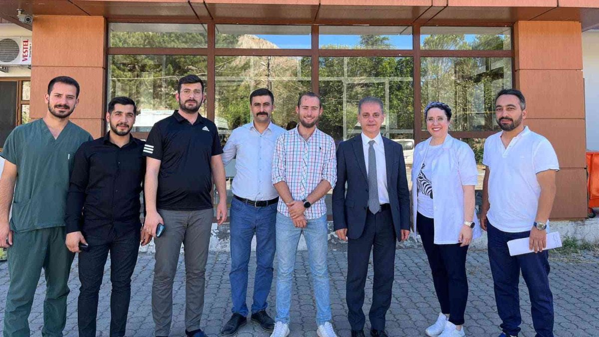 Sağlık Müdürü Tekin, Kemaliye'de incelemelerde bulundu