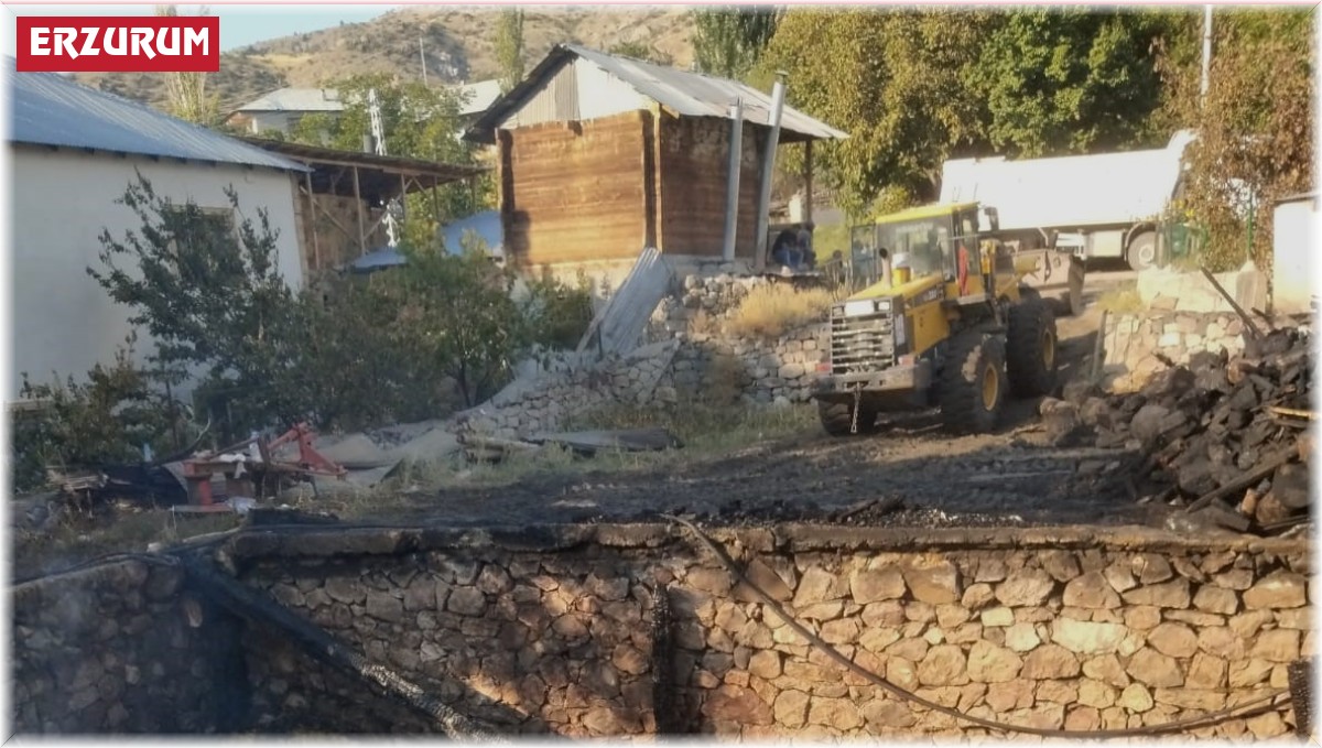 Sahip olduğu her şey kül oldu