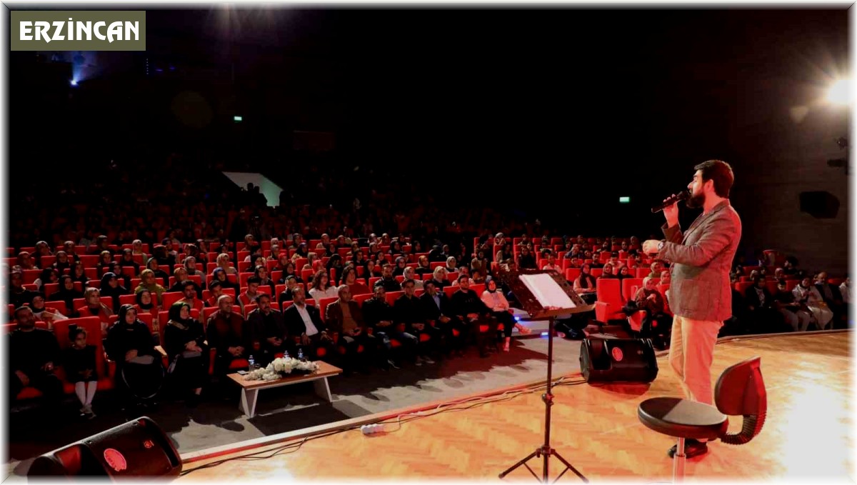 Şair Tuncer, Erzincanlılarla buluştu