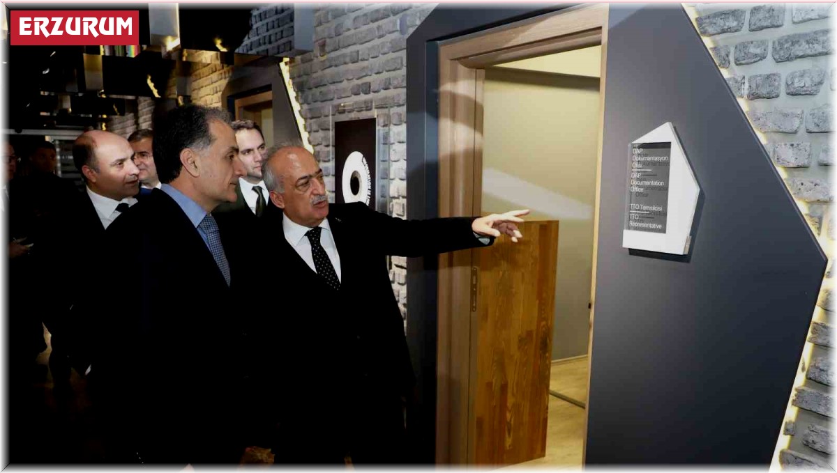 Sakarya Üniversitesi heyeti, Atatürk Üniversitesini ziyaret etti