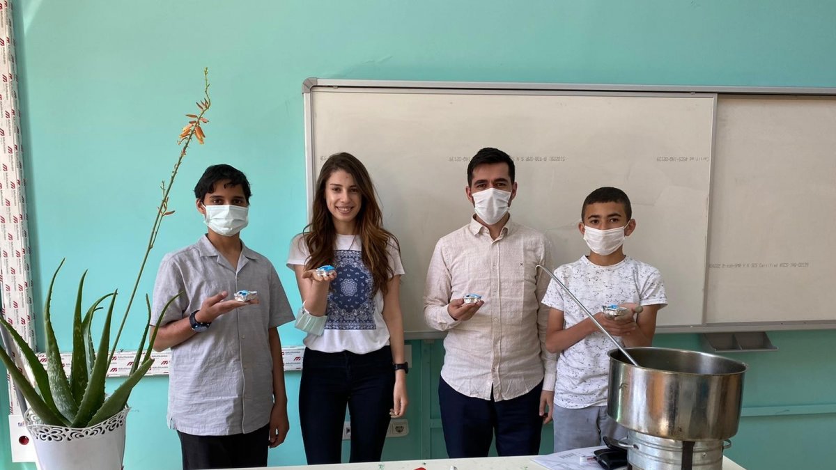 Saksılardan organik sabuna yolculuk