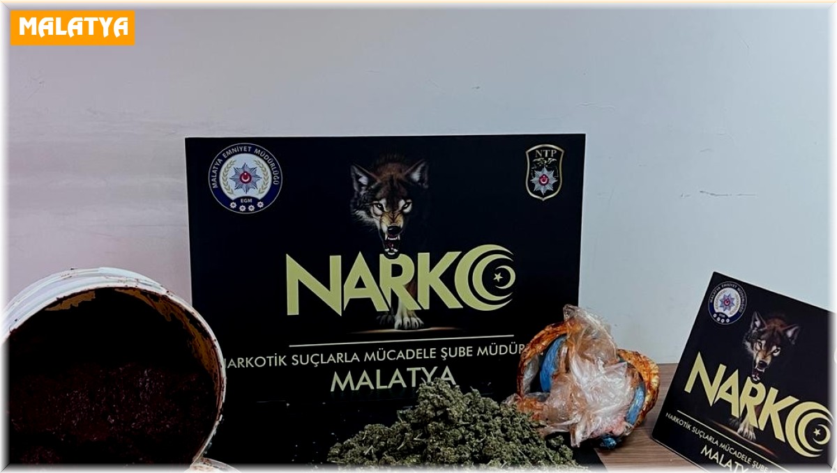 Salça bidonunda esrar ele geçirildi