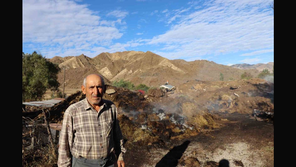 Samanlıkta kundaklama şüphesi