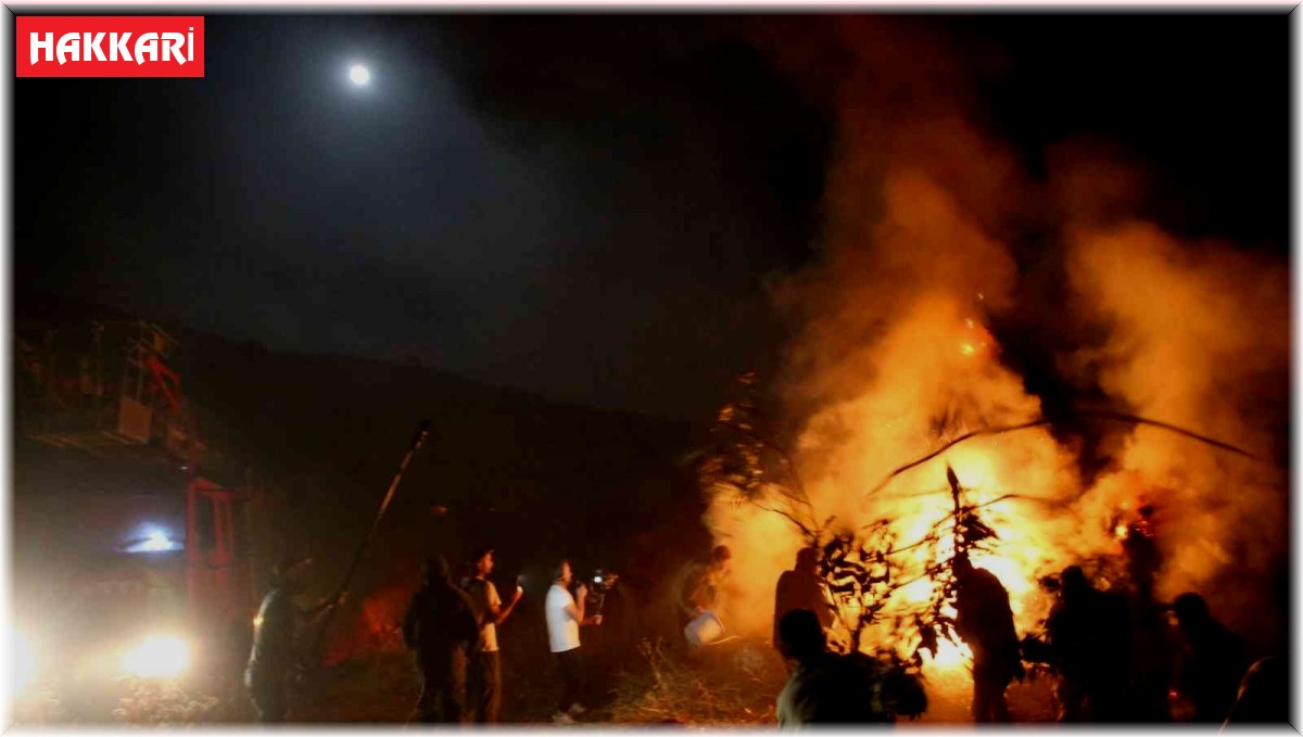 Sanatçı Aydın Aydın'ın 'Tırpankeş' filminin setinde korkutan yangın