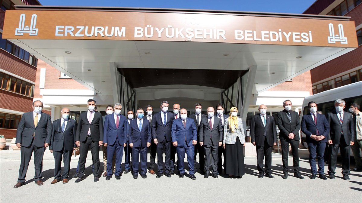 Sanayi ve Teknoloji Bakanı Mustafa Varank, Erzurum'da