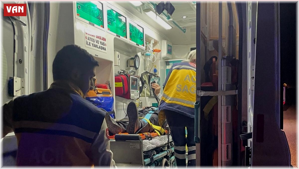 Şarampole yuvarlanan araçta iki kişi yaralandı