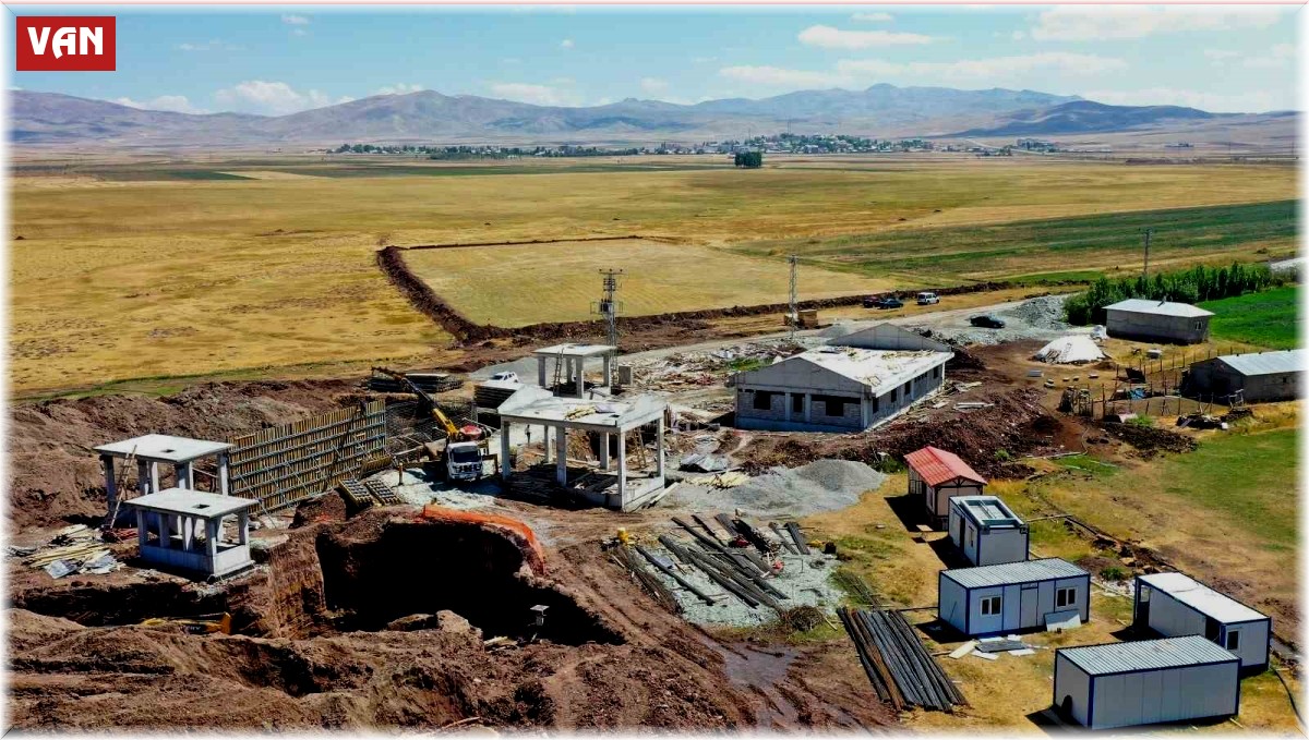 Saray Atıksu Arıtma Tesisinin yapımı sürüyor