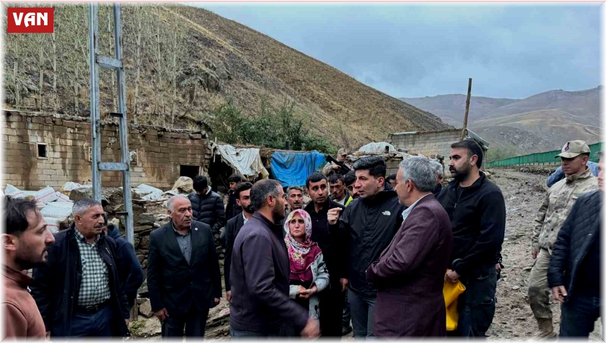 Saray Kaymakamı Gürdal sel bölgesinde
